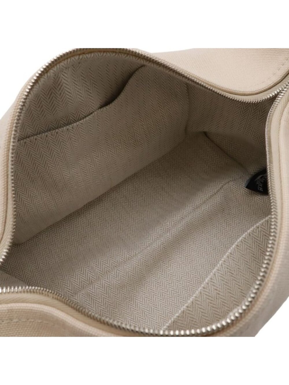 Hermes Bride-a-Brac PM Bath Pouch Cosmetic Handbag Canvas Natural Beige - Picture 6 of 8